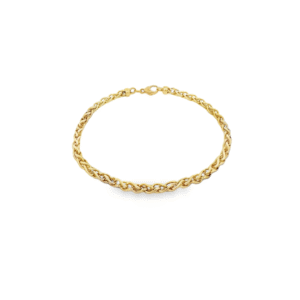 9ct yellow gold link bracelet